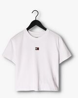 Weiße TOMMY JEANS T-shirt TWJ CLS XS BADGE TEE