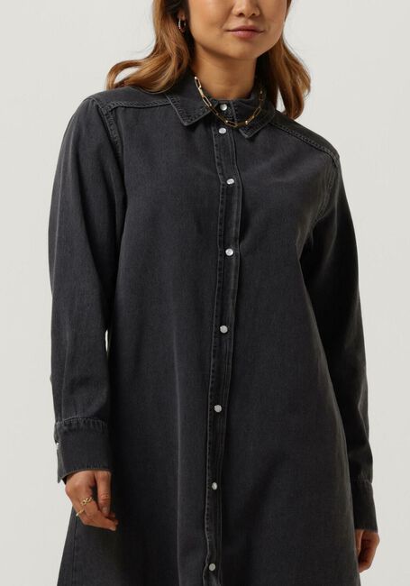 Dunkelgrau LEVETE ROOM Minikleid LR-PIXI 4 DRESS - large