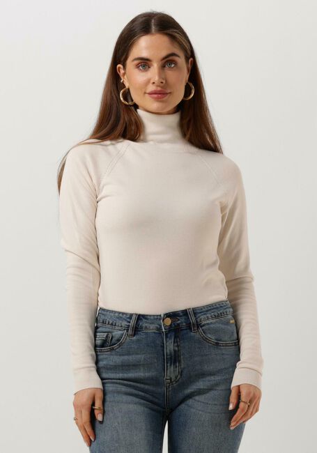 Ecru SUMMUM Rollkragenpullover SWEATER TURTLE NECK BASIC KNIT (7S5529) - large