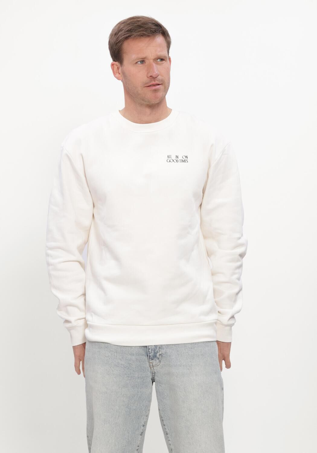 Nicht-gerade weiss THE GOODPEOPLE Sweatshirt LAX - large