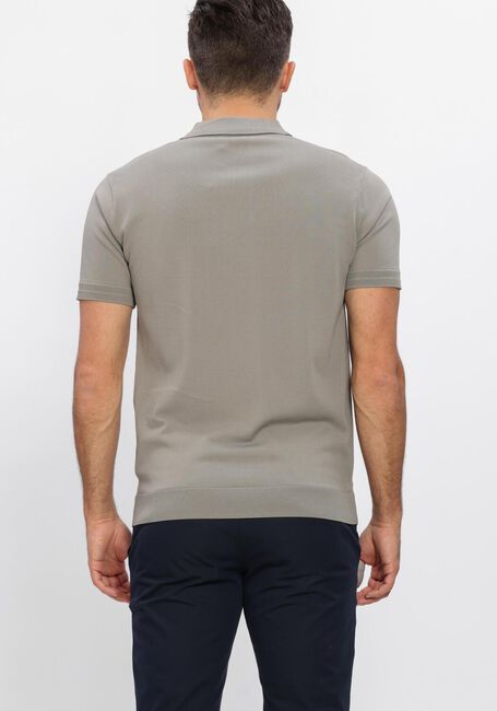 Taupe GENTI Polo-Shirt POLO 2 BUTTON SS 1260 - large