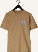Camelfarbene WOODBIRD T-shirt KALEB OASE TEE Camelfarbene WOODBIRD T-shirt KALEB OASE TEE - medium