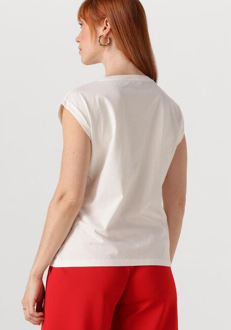 Weiße BY-BAR T-shirt THELMA SUPER TROOPER FLOCK TOP - large