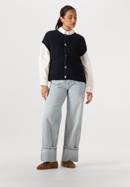 Blaue WITHBLACK Blusen WBLSELENA WAISTCOAT - large