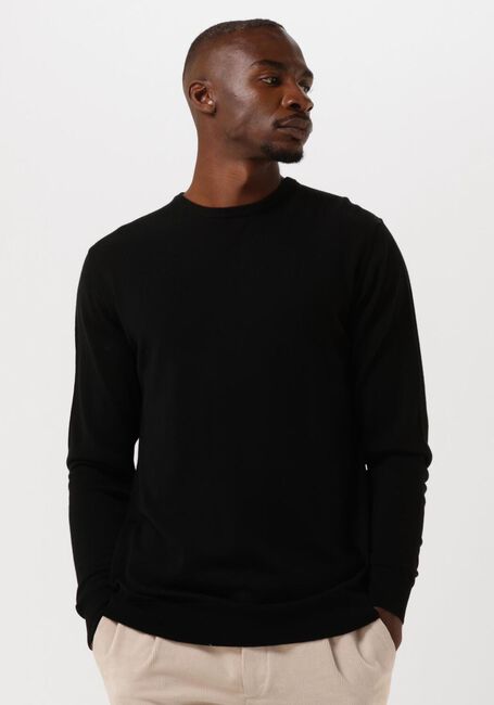 Schwarze PROFUOMO Pullover PULLOVER CREW NECK - large