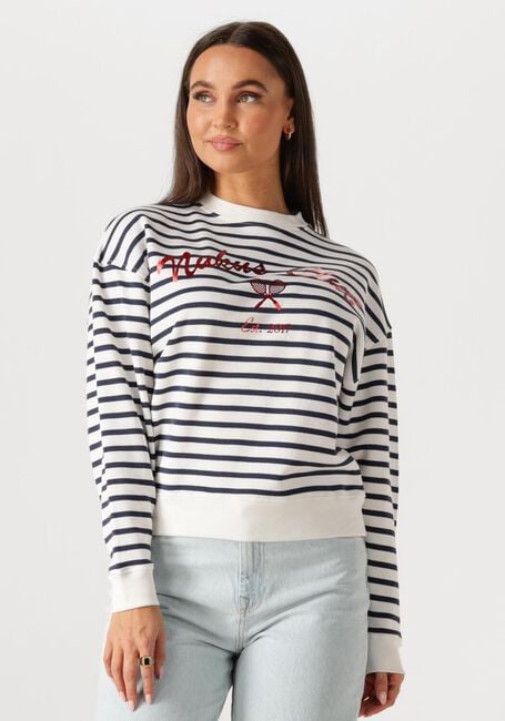 Beige NUKUS Pullover PAIGE SWEATER STRIPE - large