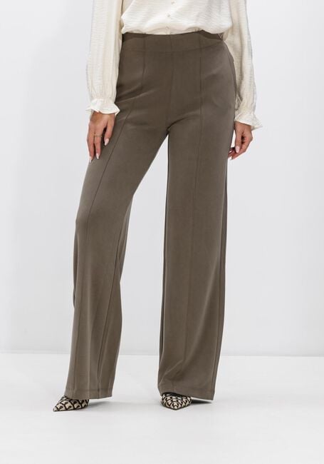 Olive SUMMUM Weite Hose TROUSERS WASHED MODAL SCUBA - large