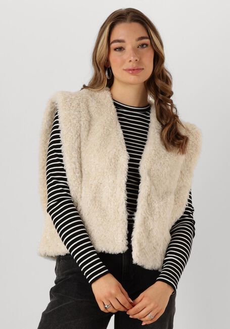 Weiße CATWALK JUNKIE Gilet TEDDY BODY WARMER - large
