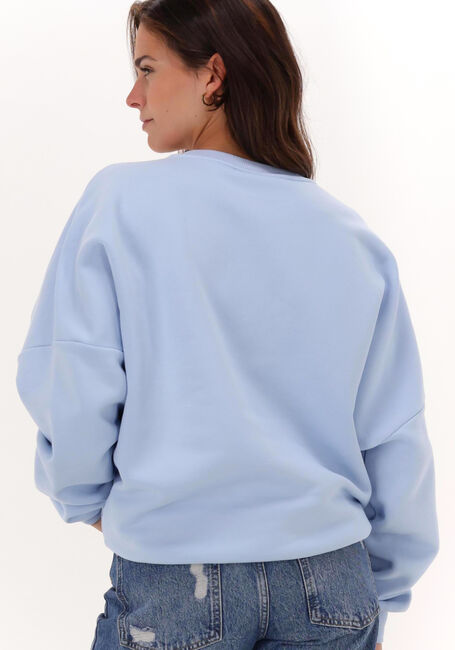 Hellblau COLOURFUL REBEL Sweatshirt LA ISLA PATCH DROPPED SHOULDER SWEAT - large