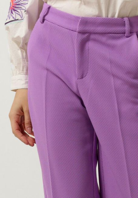 Lila POM AMSTERDAM Weite Hose PIQUE WIDE LEG PURPLE PANTS - large