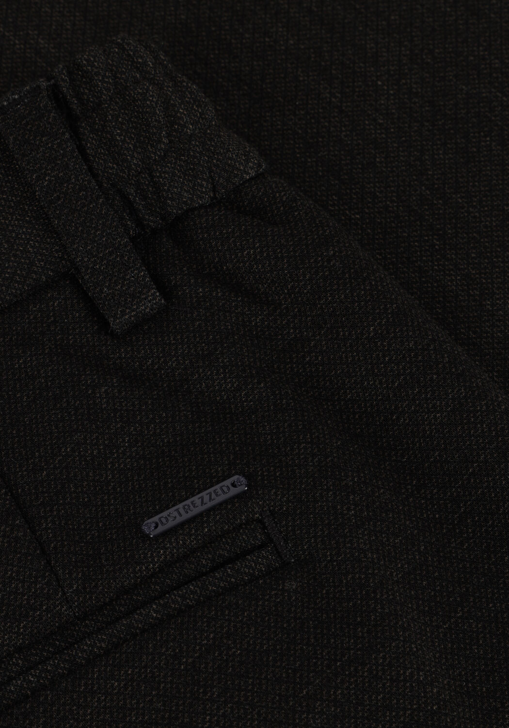 Schwarze DSTREZZED Hose THE LANCASTER TAPERED JOGGER PATTERN SWEAT - large