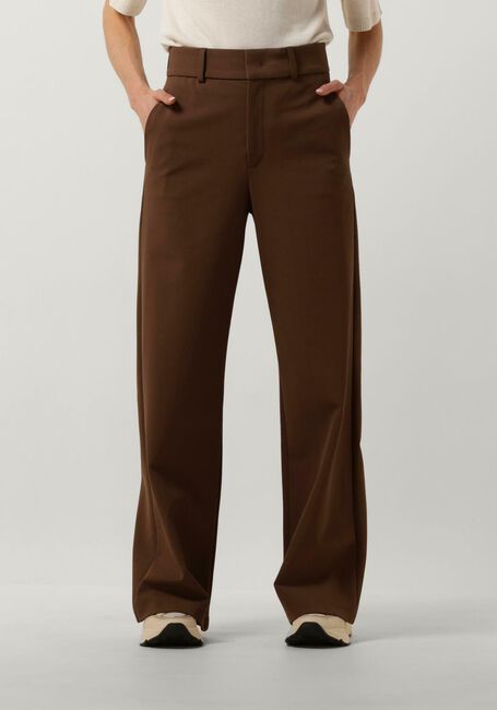 Braune VANILIA Hose TAILORED TWILL - large