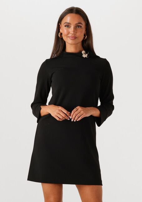Schwarze ANA ALCAZAR Minikleid DRESS NECK CLASP - large