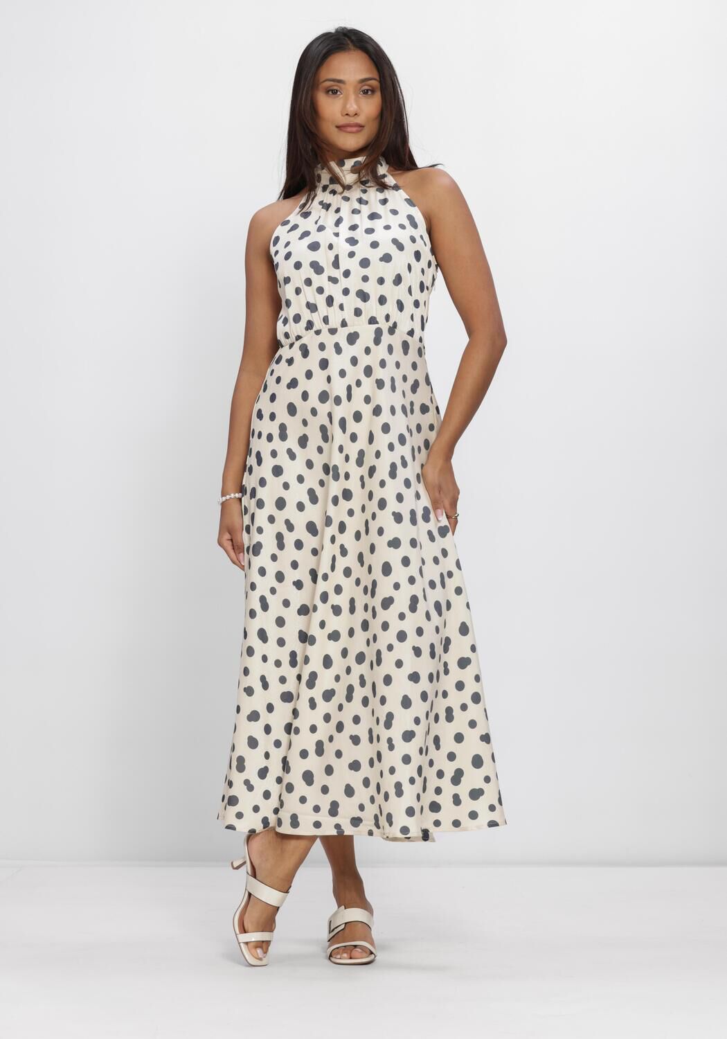 Blaue BEAUMONT Maxikleid ESTA DRESS - large