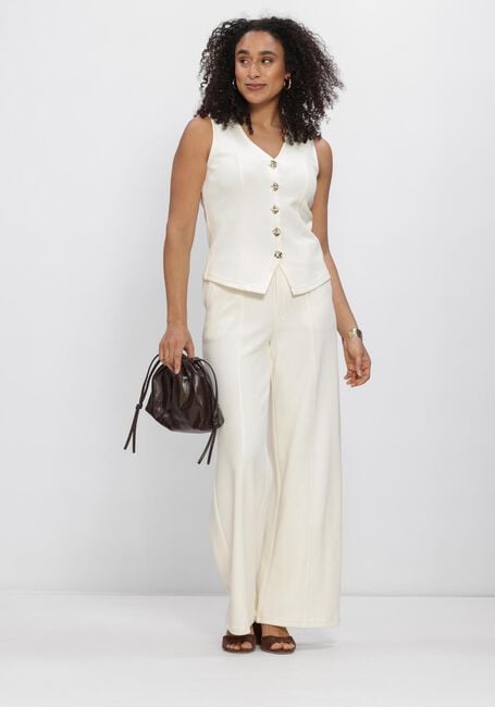 Wei&szlig;e OBJECT Weite Hose OBJNOELLA LISA MW WIDE PANT E  VIP 26 - large