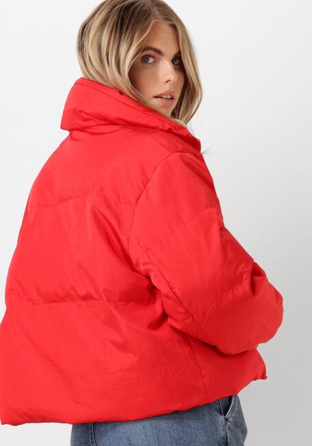 Rote CO'COUTURE Wattierte Jack FROSTY CROP PURR JACKET - large