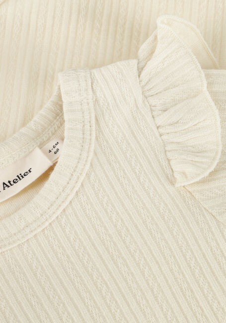 Creme LIL' ATELIER Strampler NBFFLEURA SS SLIM BODY LIL - large