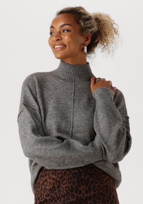 Graue Y.A.S. Pullover YASBALIS LS HIGH NECK KNIT - large
