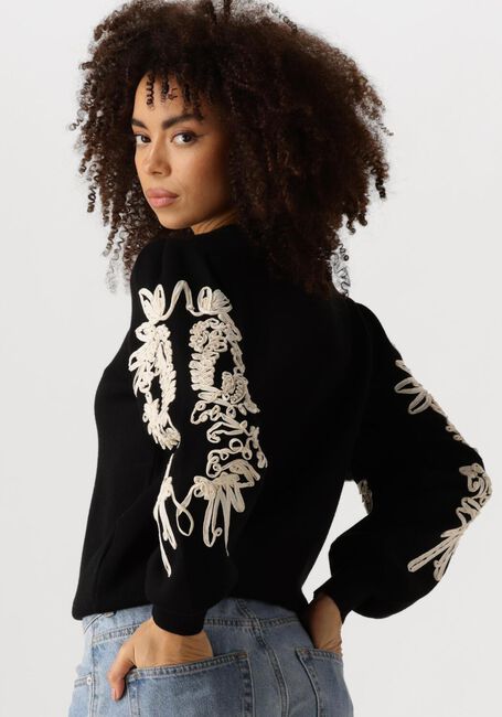 Schwarze OBJECT Pullover OBJJOANA L/S KNIT PULLOVER - large