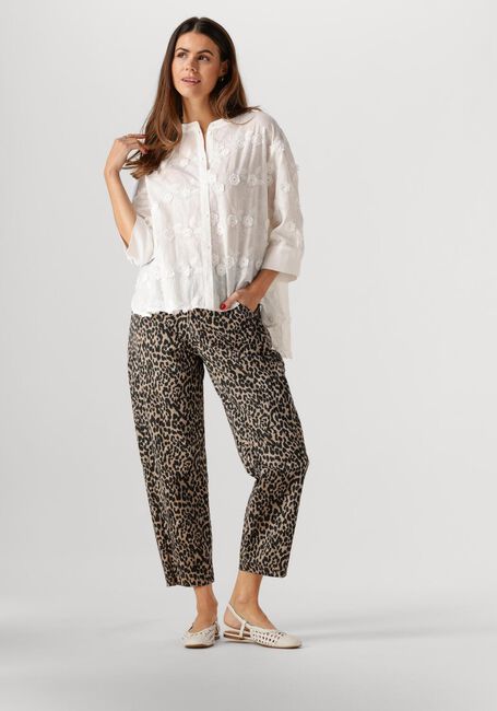 Nicht-gerade weiss SUMMUM Blusen 3/4 SLEEVE BLOUSE TOP LINEN - large