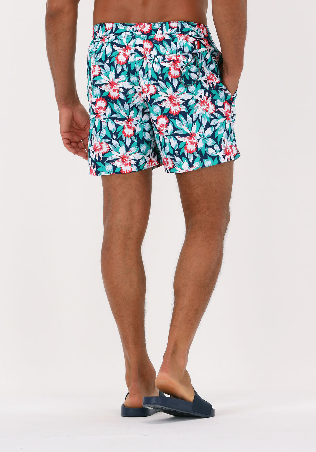 Mehrfarbige/Bunte TOMMY HILFIGER Badehosen MEDIUM DRAWSTRING-PRINT - large