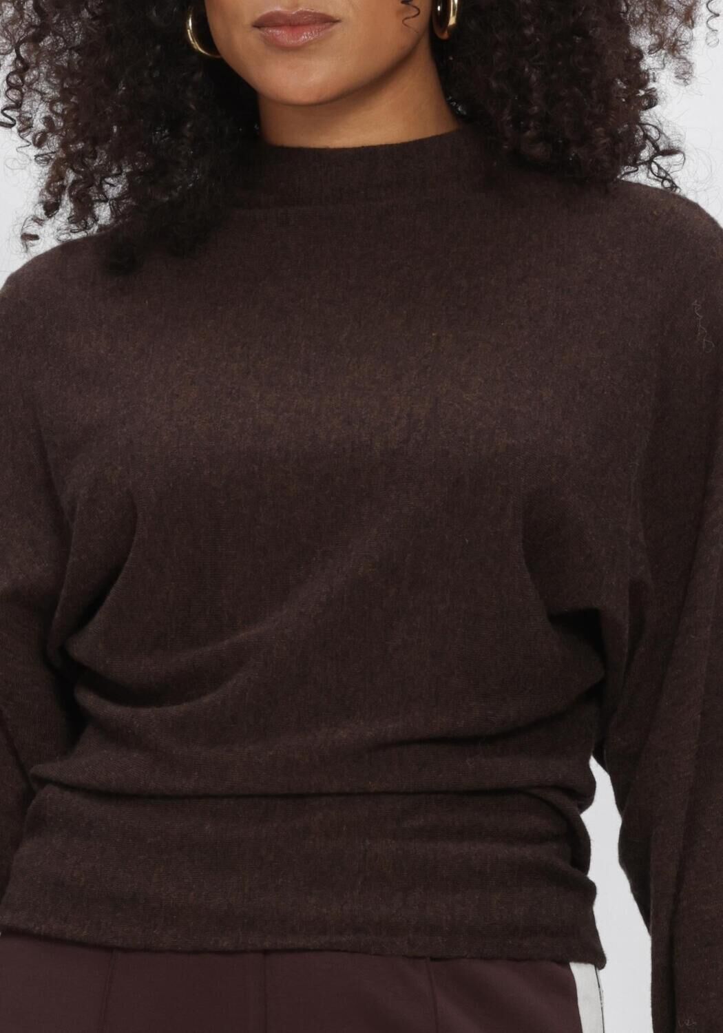 Braune AIMEE THE LABEL Pullover & Cardigans FUERTAVENTURAW6 KNITTED SWEATER - large