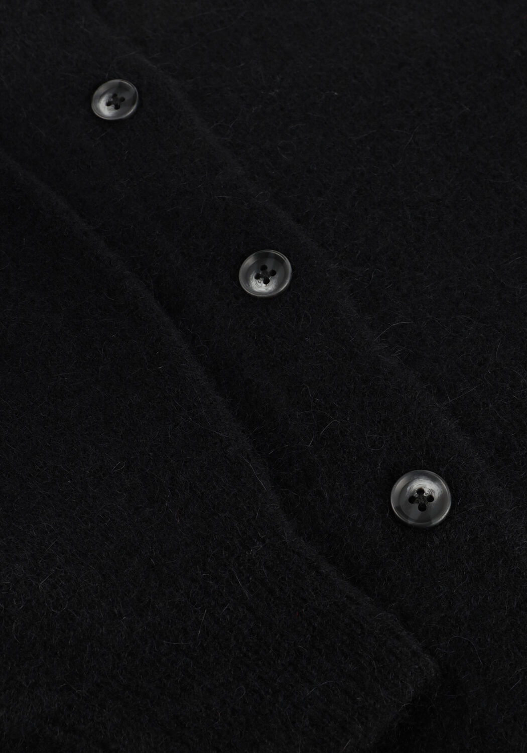 Schwarze KNIT-TED Strickjacke DANNY - large