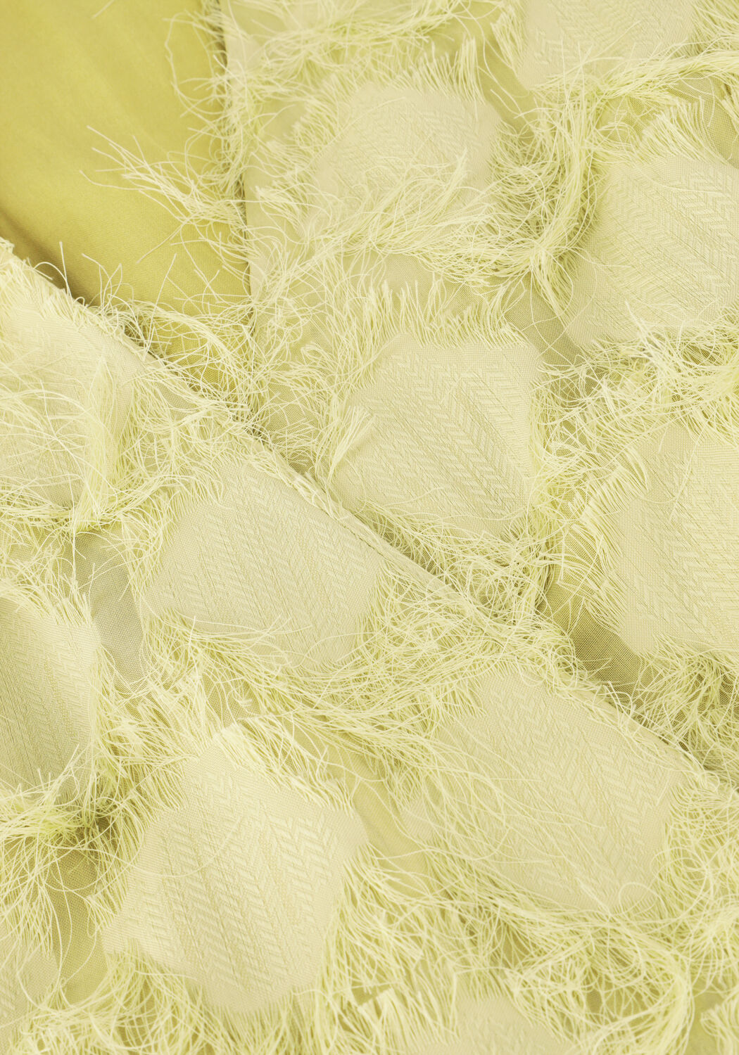 Khaki AAIKO Minikleid FLORICA FRINGE PES 482 - large