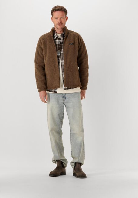 Braune LES DEUX Teddy-Jacke CREED TEDDY JACKET - large