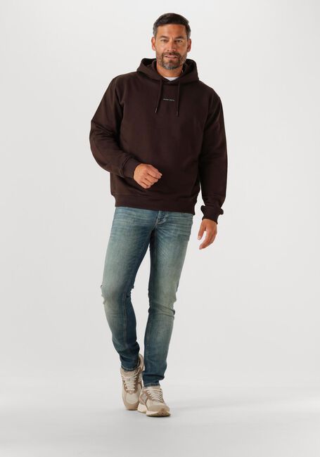 Braune PURE PATH Sweatshirt LOOSE FIT HOODIE LS SWEATERS - large