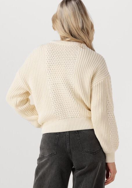 Creme ROUGE EDIT Pullover ROUMICALA LS O-NECK KNIT - large