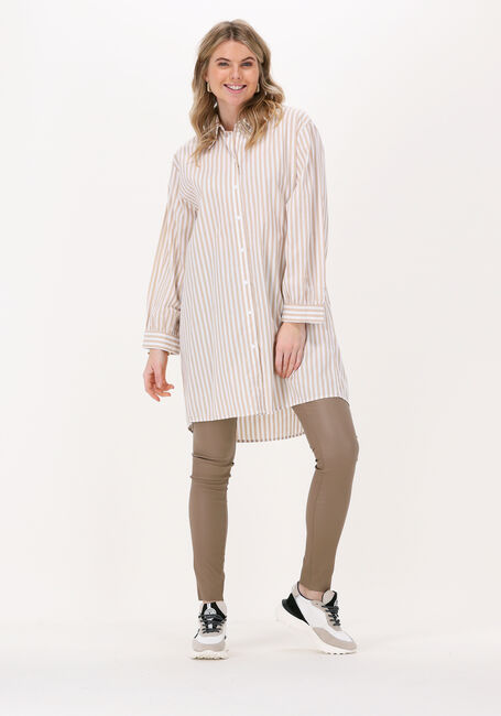 Beige OBJECT Minikleid OBJANNIS L/S SHIRT - large