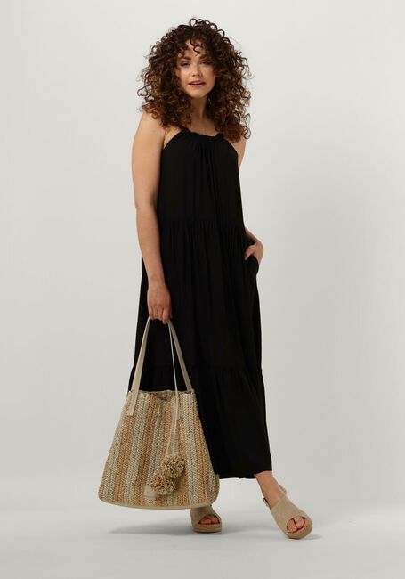 Schwarze CO'COUTURE Maxikleid SUNRISE GREECE STRAP DRESS - large