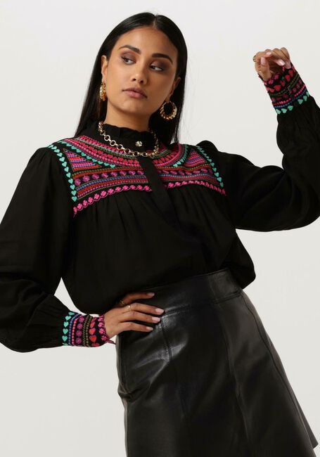 Schwarze HARPER & YVE Bluse YASMIN-LS - large