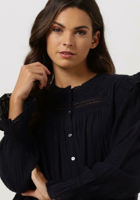 Dunkelblau ANTIK BATIK Blusen BERNARDO BLOUSE - large
