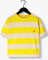 Gelbe CARLIJNQ T-shirt STRIPES YELLOW - T-SHIRT OVERSIZED