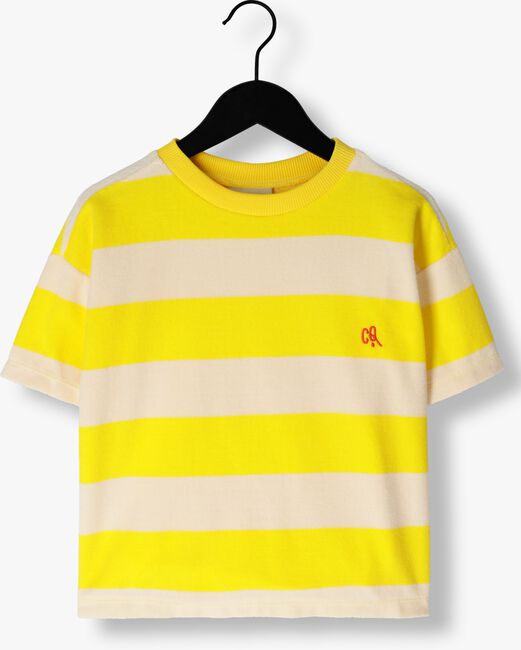 Gelbe CARLIJNQ T-shirt STRIPES YELLOW - T-SHIRT OVERSIZED - large