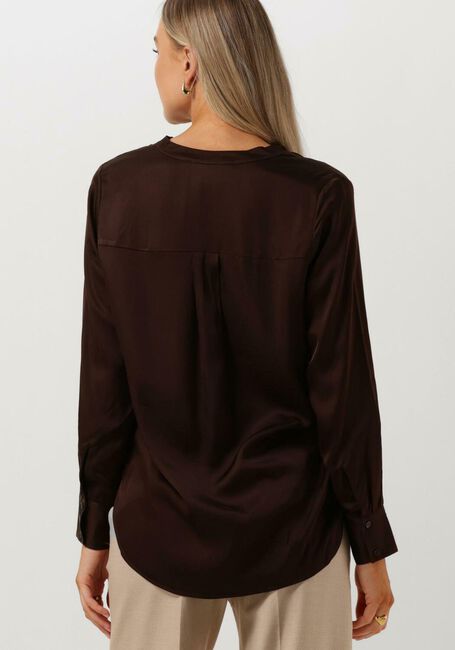 Braune SELECTED FEMME Blusen SLFMARIBELL LS SATIN TOP B - large