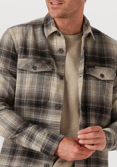 Graue PME LEGEND Overshirt BRUSHED GRINDLE CHECK OVERSHIRT 2 - large
