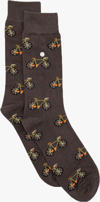 Braune ALFREDO GONZALES Socken BICYCLES - large
