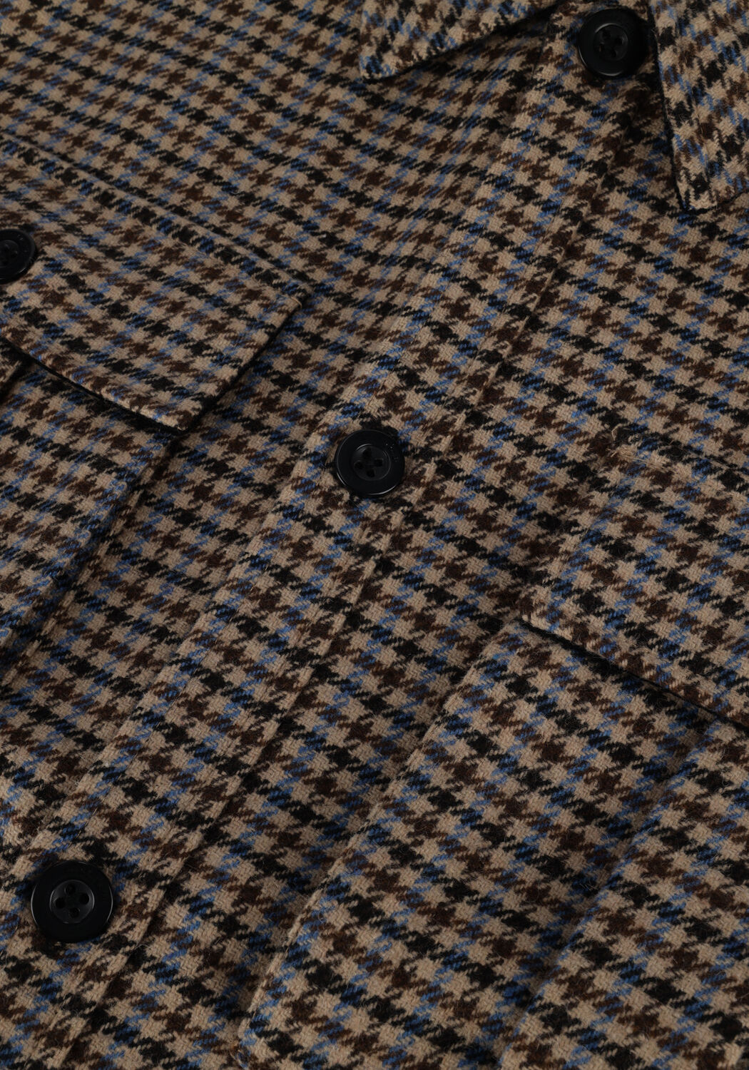 Dunkelblau ANERKJENDT Overshirt AKSOLDADO CHECK OVERSHIRT - large