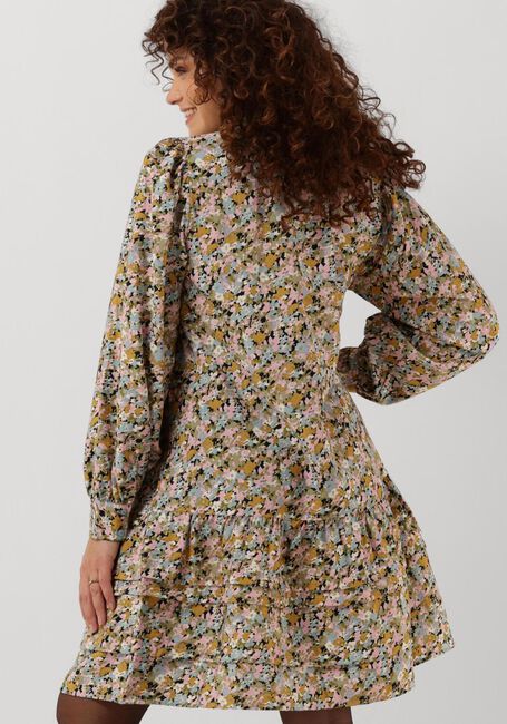 Mehrfarbige/Bunte MSCH COPENHAGEN Midikleid MSCHMINETTA BENINA SHORT DRESS AOP - large