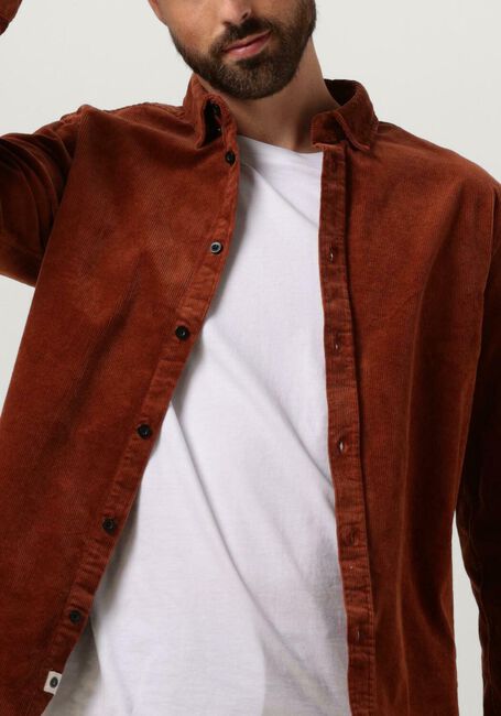 Braune ANERKJENDT Overshirt AKLEIF CORDUROY SHIRT - large