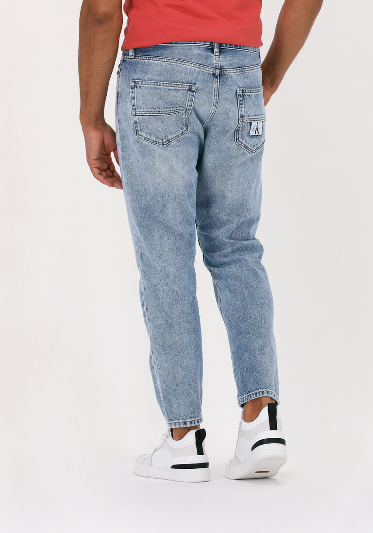 hellblau calvin klein straight leg jeans dad jean IV7980