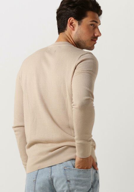 Beige BUTCHER OF BLUE Pullover STRUCTURE CREW - large