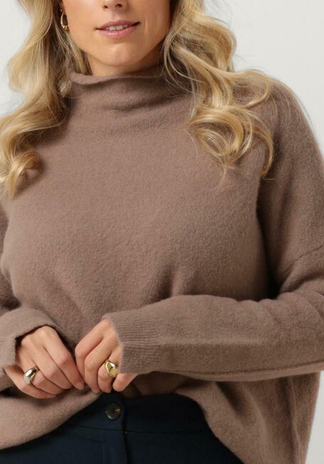Taupe KNIT-TED Pullover KRIS PULLOVER - large