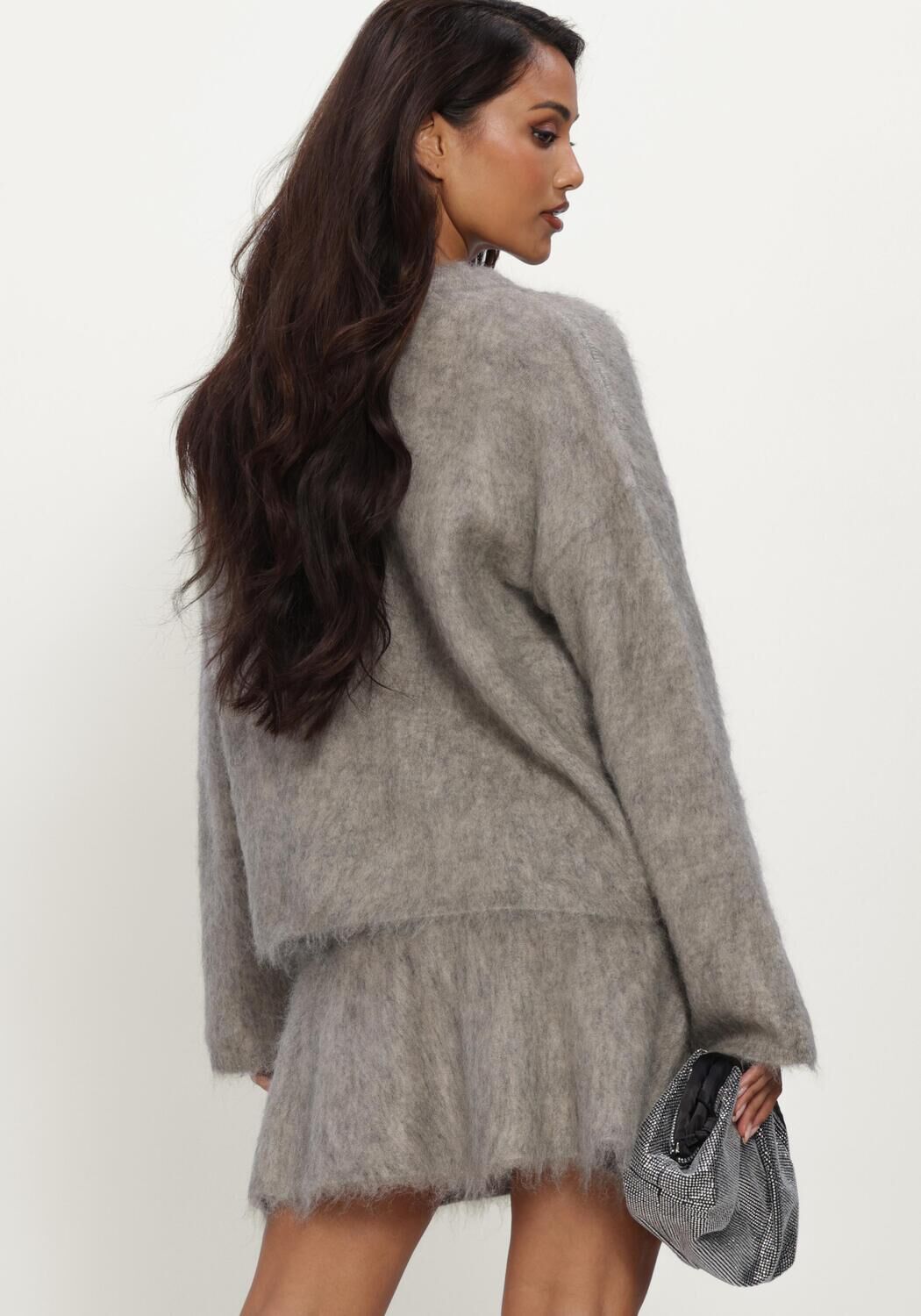 Hellgrau Y.A.S. Pullover YASTILDE LS MOHAIR BLEND PULLOVER NOOS - large