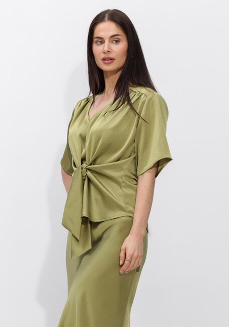Olive NEO NOIR Blusen CASADIA HEAVY SATEEN BLOUSE - large