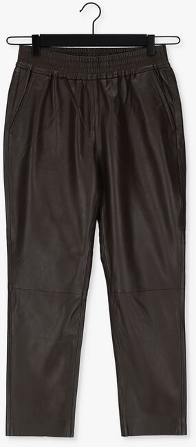 Braune CO'COUTURE Hose SHILOH CROP LEATHER PANT - large