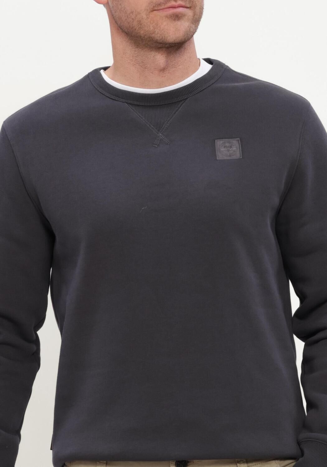 Dunkelgrau PME LEGEND Pullover CREWNECK SOFT FLEECE SWEAT - large